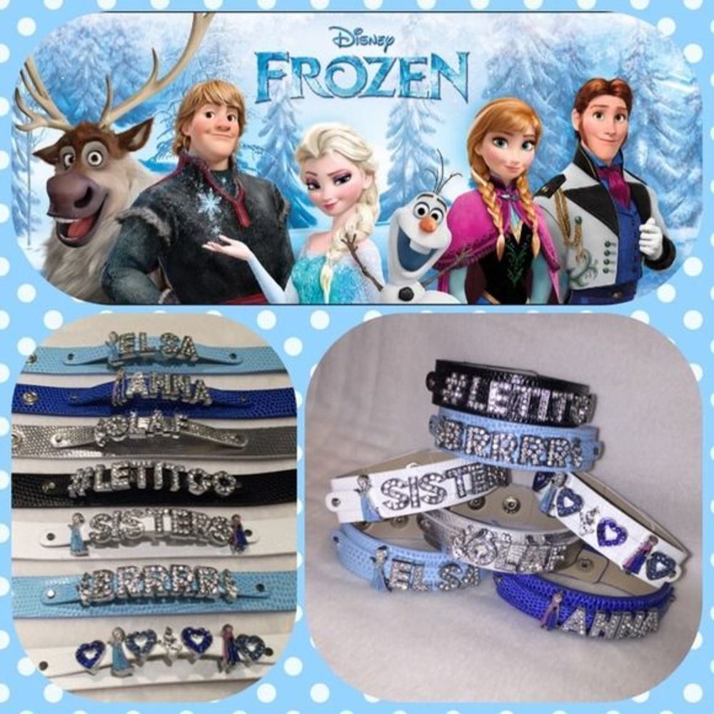 𝅺•CUSTOM• Frozen Themed Bracelets